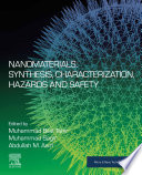 Nanomaterials  Synthesis  Characterization  Hazards and Safety Book