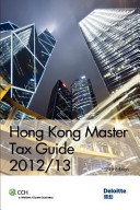 Hong Kong Master Tax Guide 2012 13