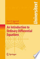 An Introduction to Ordinary Differential Equations Book