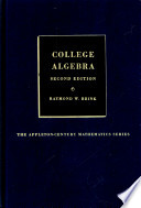 College Algebra Book PDF