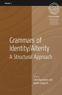 Grammars of Identity/alterity