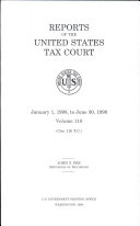 Reports of the United States Tax Court