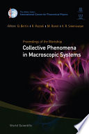 Collective Phenomena in Macroscopic Systems