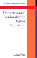 EBOOK: Departmental Leadership in Higher Education