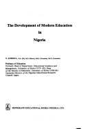 The Development Of Modern Education In Nigeria