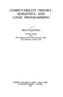 Computability Theory  Semantics  and Logic Programming