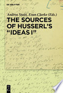 The Sources of Husserl’s 'Ideas I'