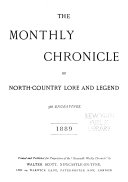 The Monthly Chronicle of North Country Lore and Legend