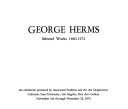 George Herms Book PDF