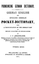 Pronouncing German Dictionary