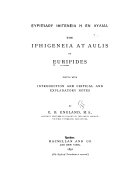The Iphigenia at Aulis of Euripides