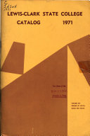 Lewis-Clark State College General Catalog