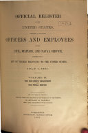 Official Register of the United States
