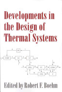 Developments in the Design of Thermal Systems Book