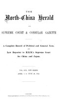 The North-China Herald and Supreme Court and Consular Gazette