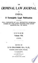 The Criminal Law Journal of India