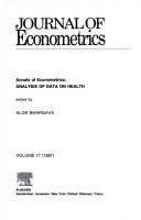 JOURNAL OF ECONOMETRICS