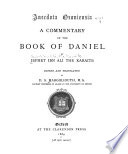 A Commentary on the Book of Daniel
