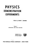 Physics Demonstration Experiments  Mechanics and wave motion