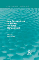 New Perspectives on Human Resource Management (Routledge Revivals) [Pdf/ePub] eBook