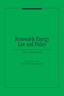 Renewable Energy Law and Policy 2022 Edition