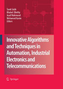 Innovative Algorithms and Techniques in Automation  Industrial Electronics and Telecommunications