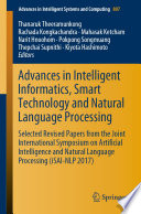 Advances in Intelligent Informatics  Smart Technology and Natural Language Processing