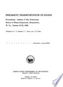 Pneumatic Transportation of Solids