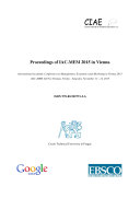 Proceedings of IAC-MEM 2015 in Vienna