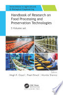 Handbook of Research on Food Processing and Preservation Technologies Book