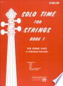 Solo Time for Strings  Book 1