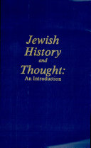 Jewish History and Thought