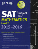 Kaplan SAT Subject Test Mathematics Level 2 2015 2016