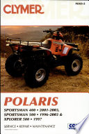 Polaris  Sportsman 400 and 500 4x4  1996 2003 and Xplorer 500 4x4  1997 2003