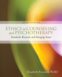 Ethics in Counseling   Psychotherapy Book
