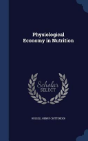 Physiological Economy in Nutrition