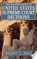 The Oxford Guide to United States Supreme Court Decisions Book