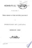 Sessional Papers of the Dominion of Canada