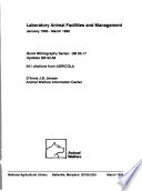 Laboratory Animal Facilities and Management Book