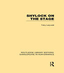 Shylock on the Stage