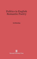 Politics in English Romantic Poetry Book