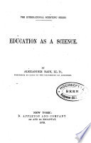 Education as a Science Book