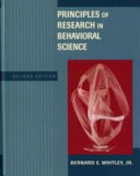 Principles of Research in Behavioral Science