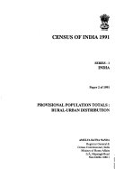 Census of India  1991  1991  3  Provisional population totals   workers and their distribution