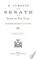 Documents of the Senate of the State of New York Book