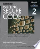 Writing Secure Code Book