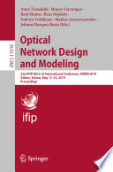 Optical Network Design and Modeling Book