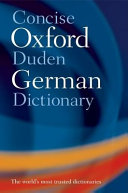 Concise Oxford Duden German Dictionary