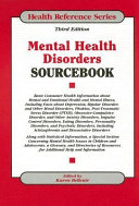 Mental Health Disorders Sourcebook