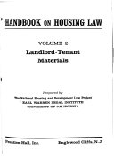 Handbook on Housing Law: Landlord-tenant materials
